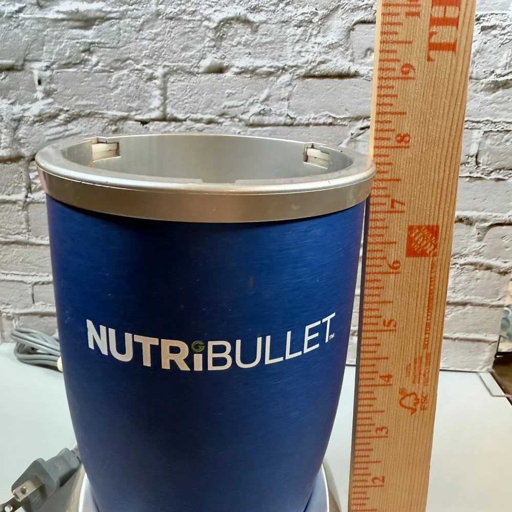 Magic Bullet NutriBullet NB-WL012-23 Personal Blender Blue w Cup Blade Tested